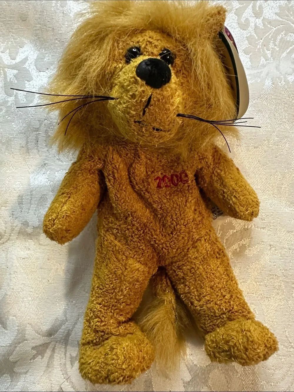 Avon 2000 Purrdy the Lion August Plush  Birthstone Bear